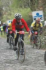 Jantine op de Muur van Geraardsbergen (Ronde van Vlaanderen)